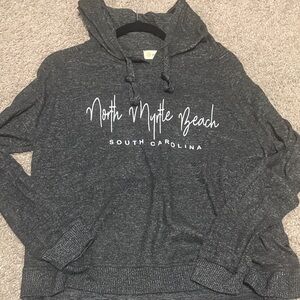 Gray North Myrtle Beach Hoodie
